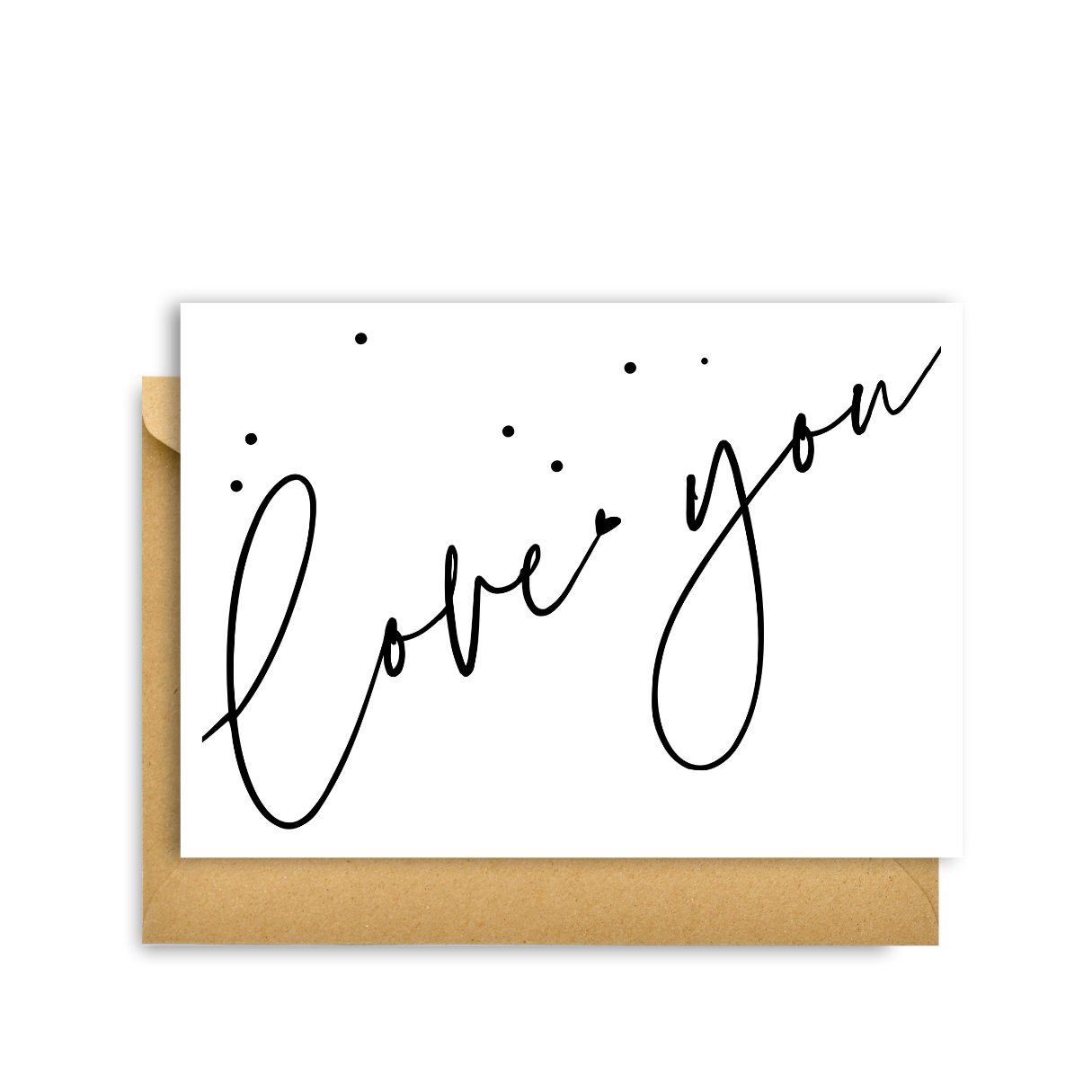 "LOVE YOU" CARD