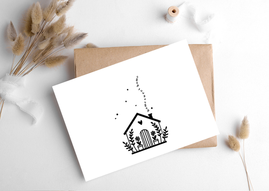 "HOME SWEET HOME" CARD