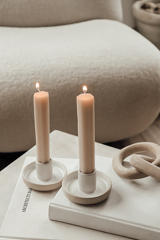 tapered candle holder